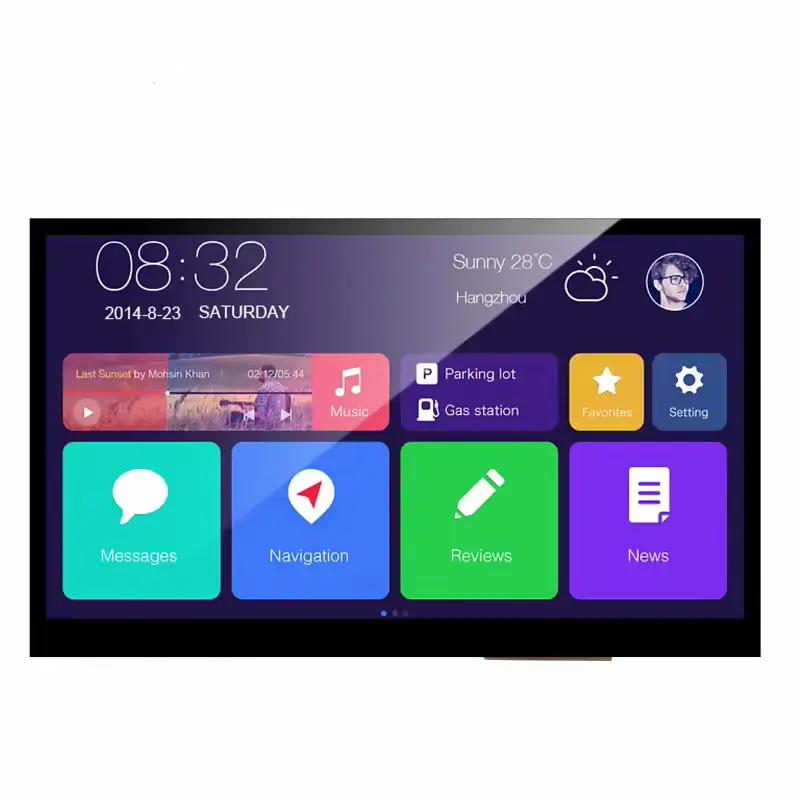10.1 Inch Industrial Linux Intelligent Display Terminal Support RS232 RS485 and RS422 Port Communication