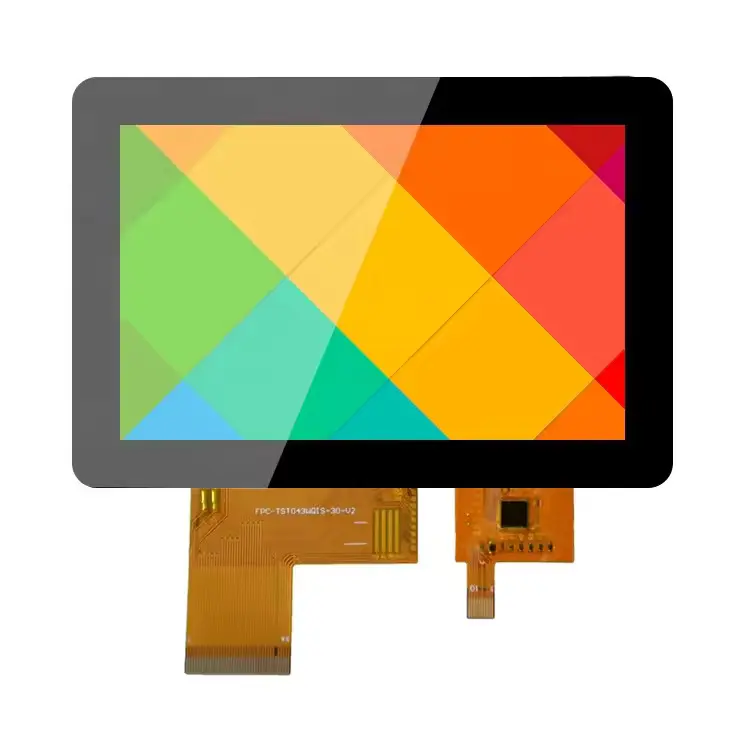 4.3 Inch Industrial Linux Intelligent Display Terminal Support RS232 RS485 and RS422 Port Communication