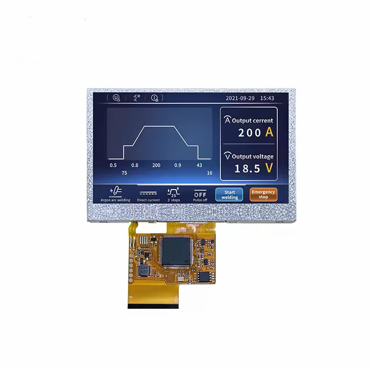 4.3 Inch Industrial UCOS Intelligent Display Terminal Support RS232 RS485 and TTL Port Communication