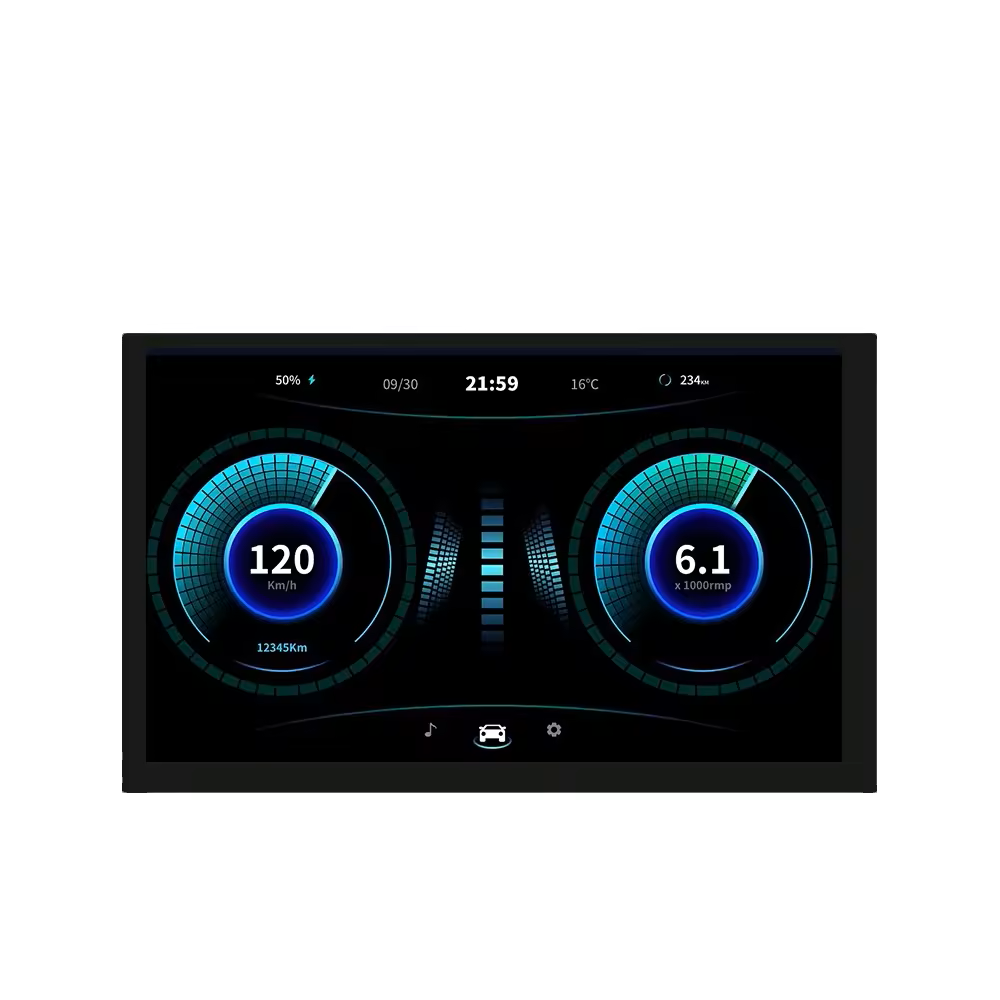 7 Inch Industrial Linux Intelligent Display Terminal Support RS232 RS485 and RS422 Port Communication
