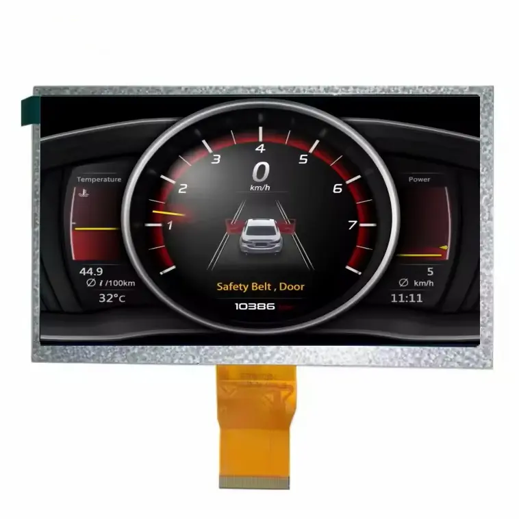 7 Inch Industrial UCOS Intelligent Display Terminal Support RS232 RS485 Port Communication