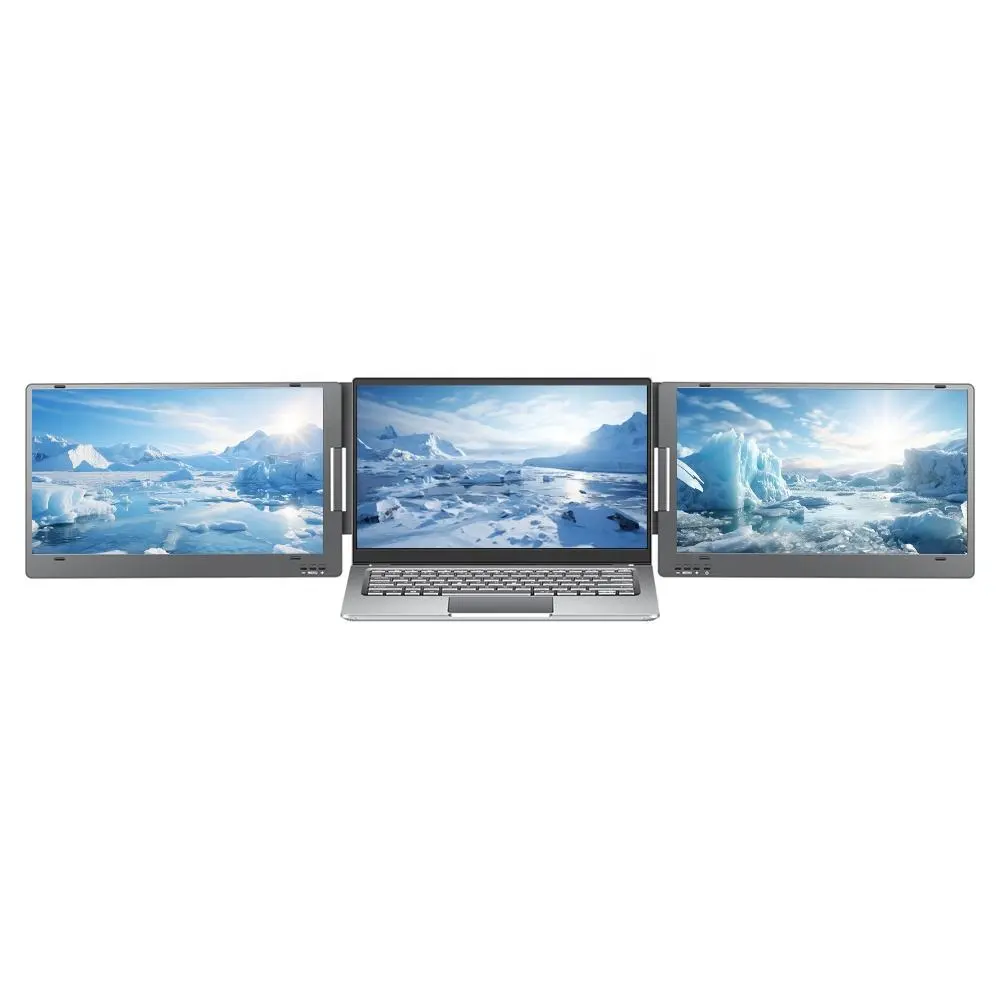 15.6 inch Full HD Display 1920x1080 IPS Triple Screen Laptop Monitor Extender